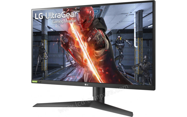 LG 27GN750-B - Vue 3/4 droite