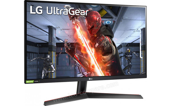 LG 27GN800P-B - Vue 3/4 gauche