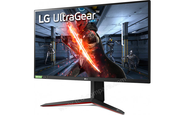 LG 27GN850-B - Vue 3/4 droite