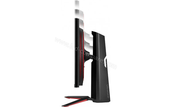 LG 27GP750-B - Vue de profil gestion de la hauteur