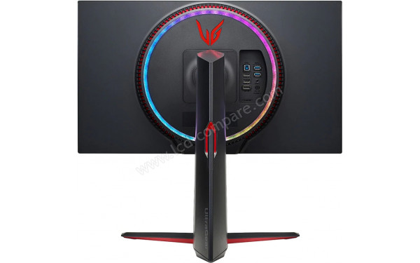 LG 27GP950-B - Vue de l'arri&egrave;re