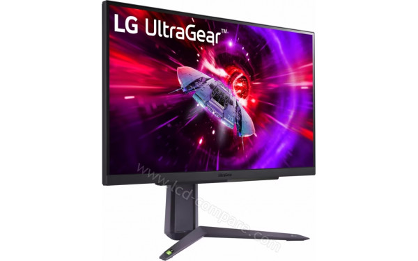 LG 27GR75Q-B - Vue 3/4 gauche