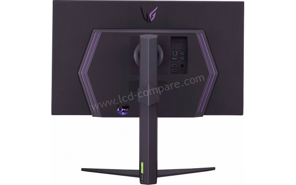 LG 27GR93U-B - Vue de l'arri&egrave;re
