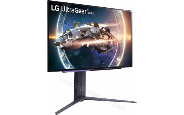 LG 27GR95QE-B.AEK - Vue 3/4 gauche