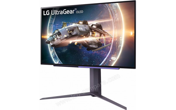 LG 27GR95QE-B - Vue 3/4 droite