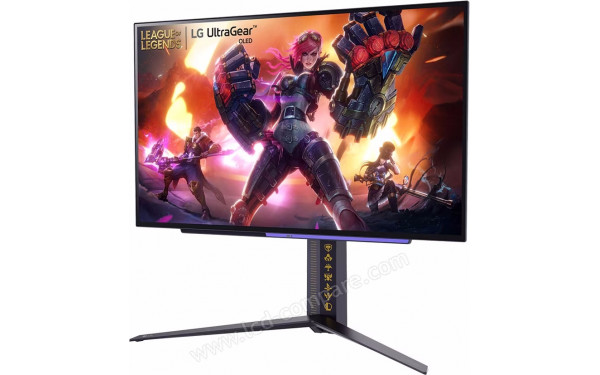 LG 27GR95QL-B - Vue 3/4 droite