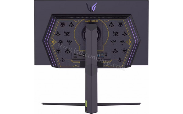 LG 27GR95QL-B - Vue de l'arri&egrave;re