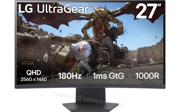 LG 27GS60QC-B - Vue de face