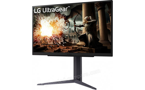 LG 27GS75QX-B - Vue 3/4 droite
