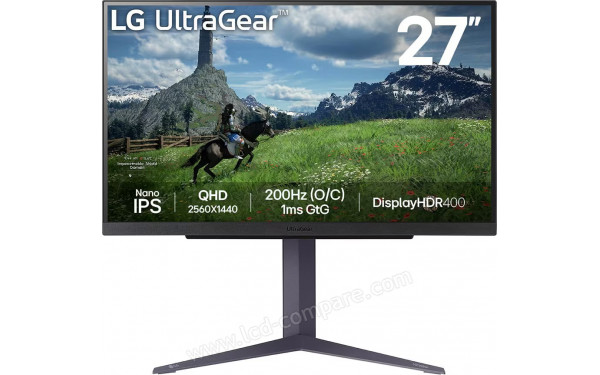 LG 27GS85QX-B - Vue de face
