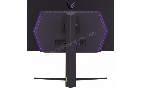 LG 27GS95QE-B - Vue de l'arri&egrave;re