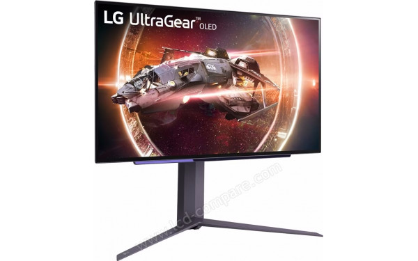LG 27GS95QX-B - Vue 3/4 gauche