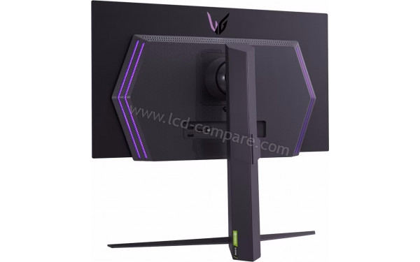 LG 27GS95QX-B - Vue 3/4 arri&egrave;re