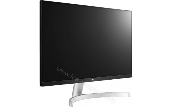 LG 27MK600M-W - Vue 3/4 gauche