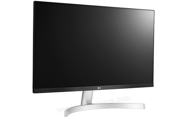 LG 27MK600M-W - Vue 3/4 gauche