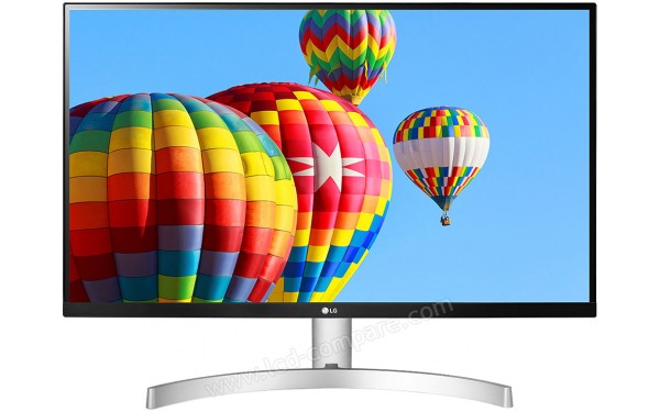 LG 27MK600M-W - Vue de face