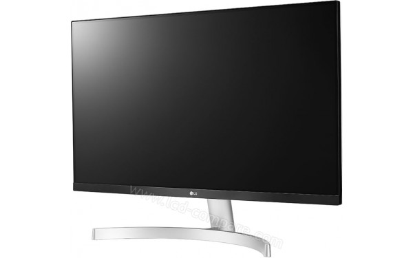 LG 27MK600M-W - Vue 3/4 droite