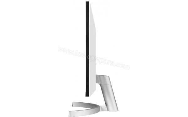 LG 27MK600M-W - Vue de profil