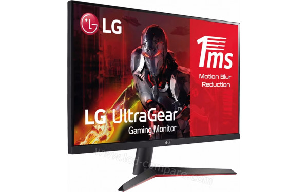 LG 27MP60GP-B - Vue 3/4 gauche