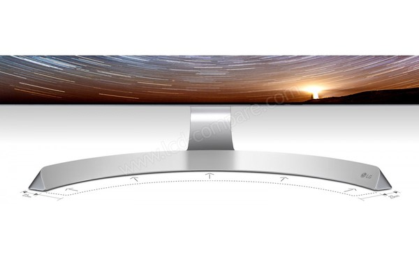 LG 27MP89HM-S - Zoom sur la partie basse