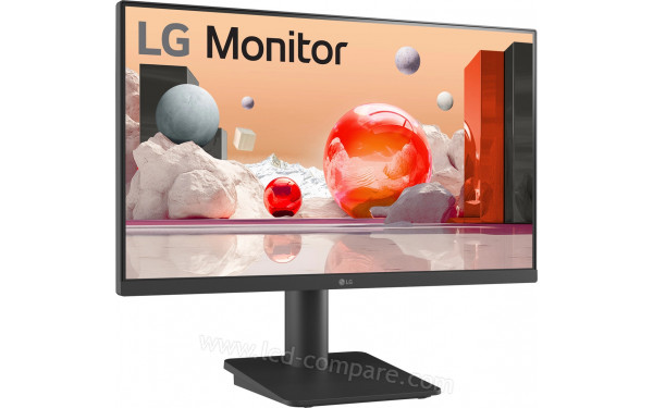 LG 27MS550-B - Vue 3/4 gauche