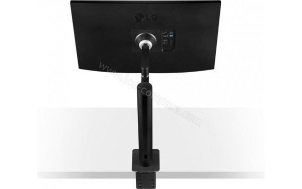 LG 27QN880-B - Vue plong&eacute;e de l'arri&egrave;re