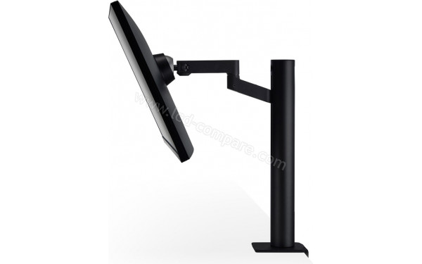 LG 27QN880P-B - Vue de profil et inclinaison vers le bas