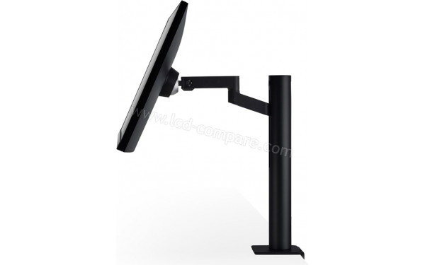 LG 27QN880P-B - Vue de profil et inclinaison vers le haut