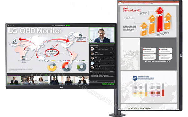 LG 27QP88D-B Import EU - Vue de face