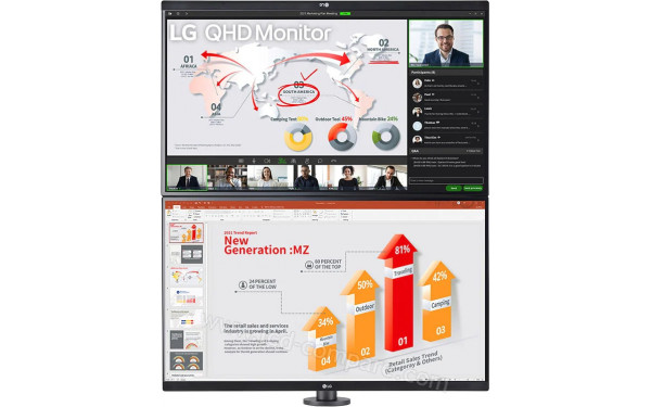 LG 27QP88D-B - Vue de face