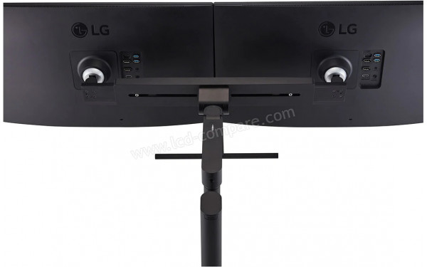 LG 27QP88D-B - Vue de l'arri&egrave;re
