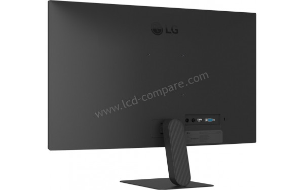 LG 27U411B-B - Vue 3/4 arri&egrave;re