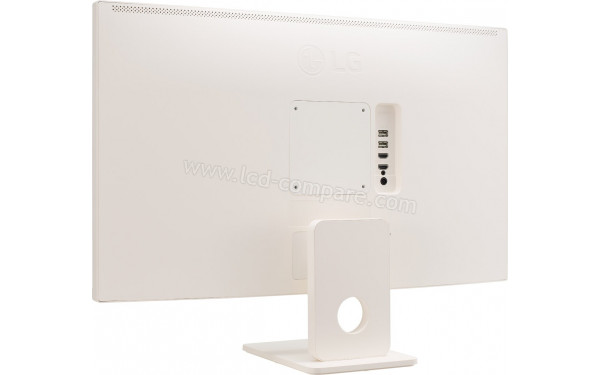 LG 27U511SA-W - Vue 3/4 arri&egrave;re