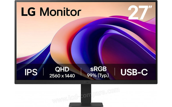 LG 27U631A-B.AEKQ - Vue de face