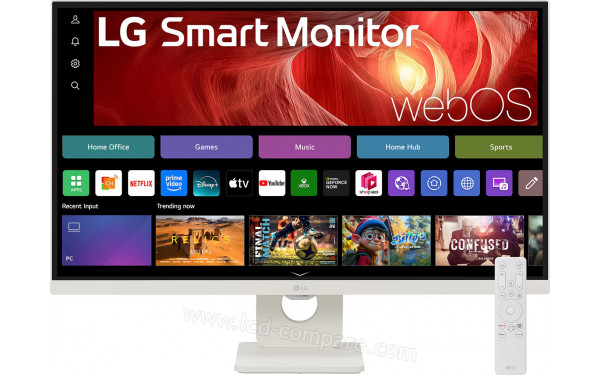 LG 27U731SA-W - Vue de face