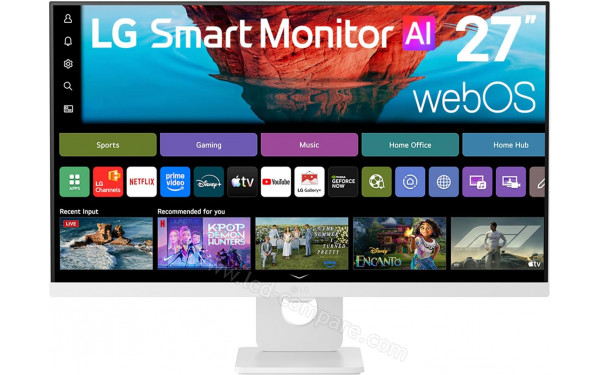 LG 27U731SB-W - Vue de face