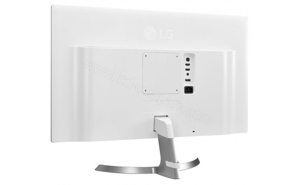LG 27UD59-W - Vue 3/4 arri&egrave;re