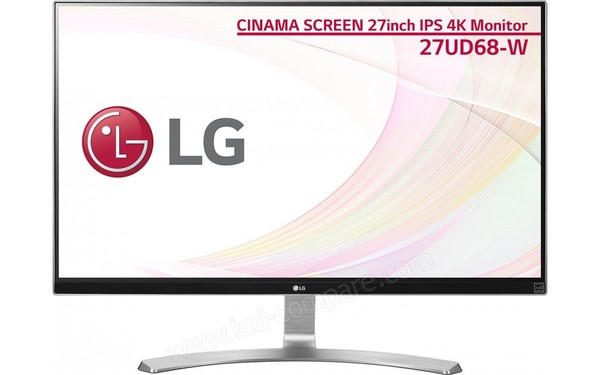 LG 27UD68-W - Vue de face