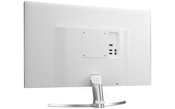 LG 27UD68-W - Vue 3/4 arri&egrave;re