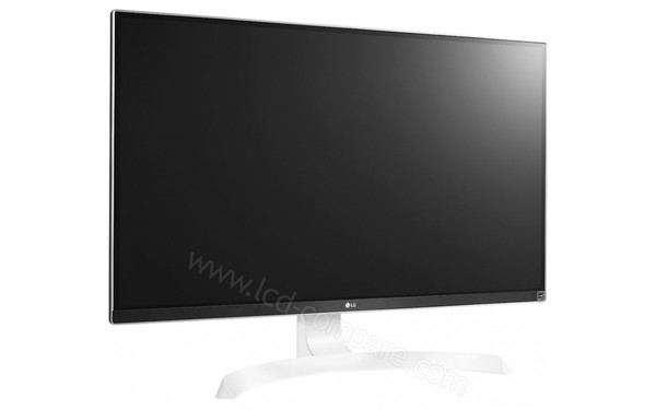 LG 27UD69P-W - Vue 3/4 gauche