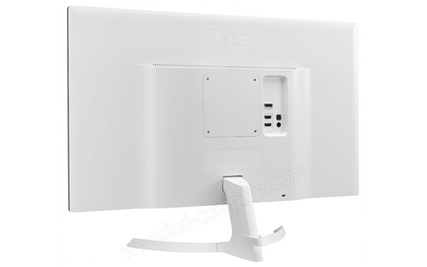 LG 27UD69-W - Vue 3/4 arri&egrave;re