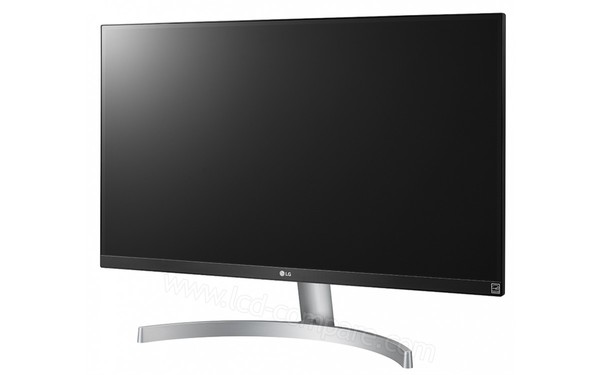 LG 27UK600-W - Vue 3/4 droite