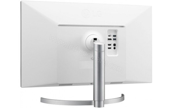 LG 27UK850-W - Vue de l'arri&egrave;re
