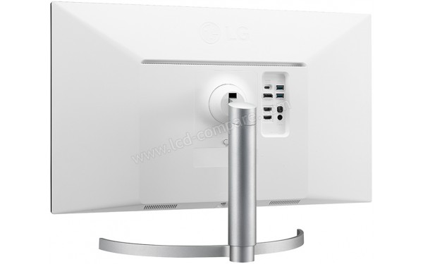 LG 27UL850-W - Vue de l'arri&egrave;re 3/4