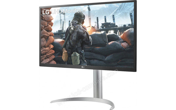 LG 27UP550N-W - Vue 3/4 droite
