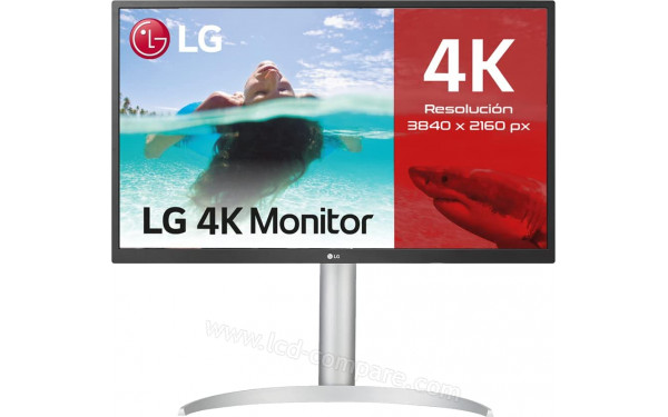 LG 27UP550-W - Vue de face
