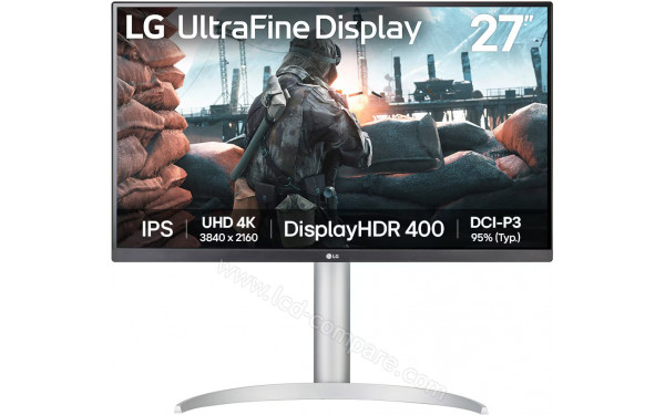 LG 27UP650K-W - Vue de face
