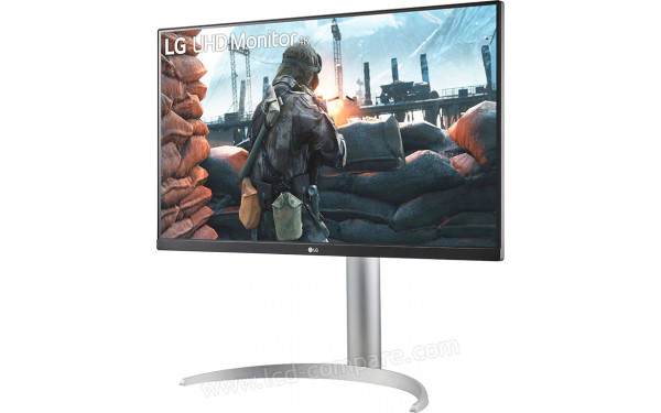 LG 27UP650P-W - Vue 3/4 droite