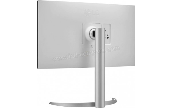LG 27UP650P-W - Vue 3/4 arri&egrave;re