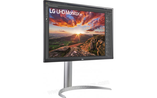 LG 27UP850N-W - Vue 3/4 gauche